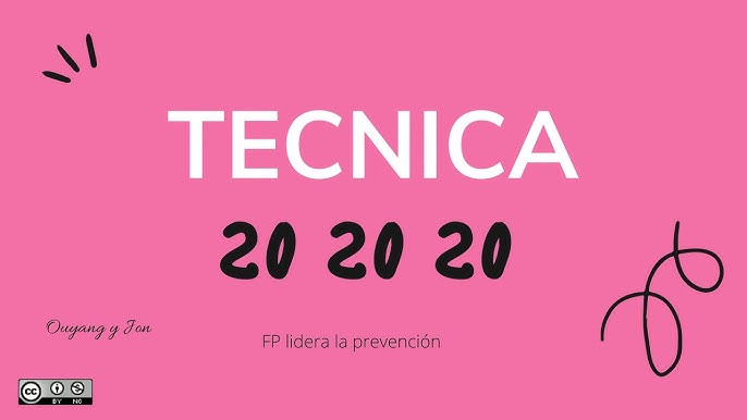 Aplicación de la técnica 20-20-20
